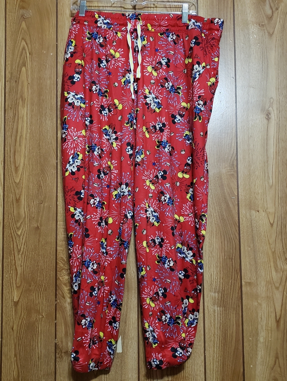Disney Recycled Fabric Women’s 2X (18/20W) Sleep Joggers Fireworks